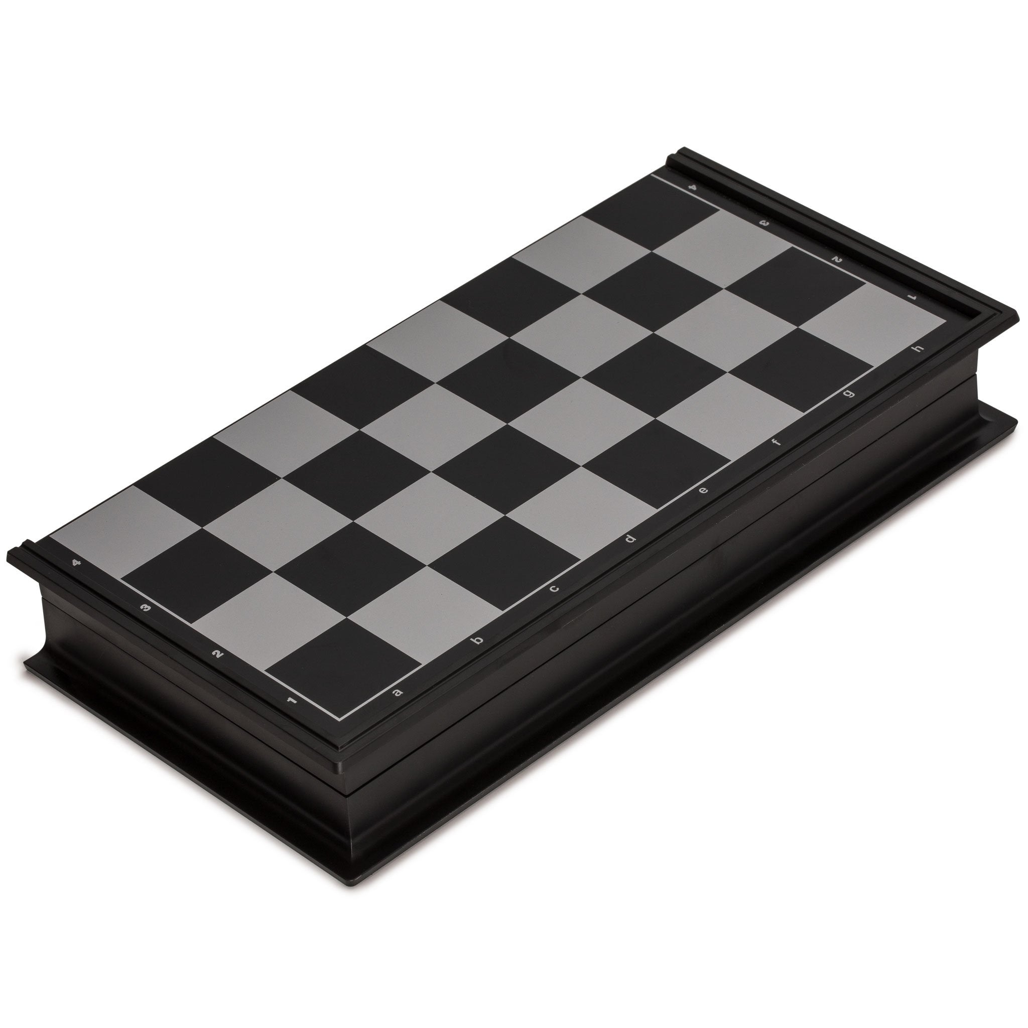 Yellow Mountain Imports travel magnetic chess set pawns included for complete play.