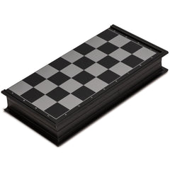 Yellow Mountain Imports travel magnetic chess set pawns included for complete play.
