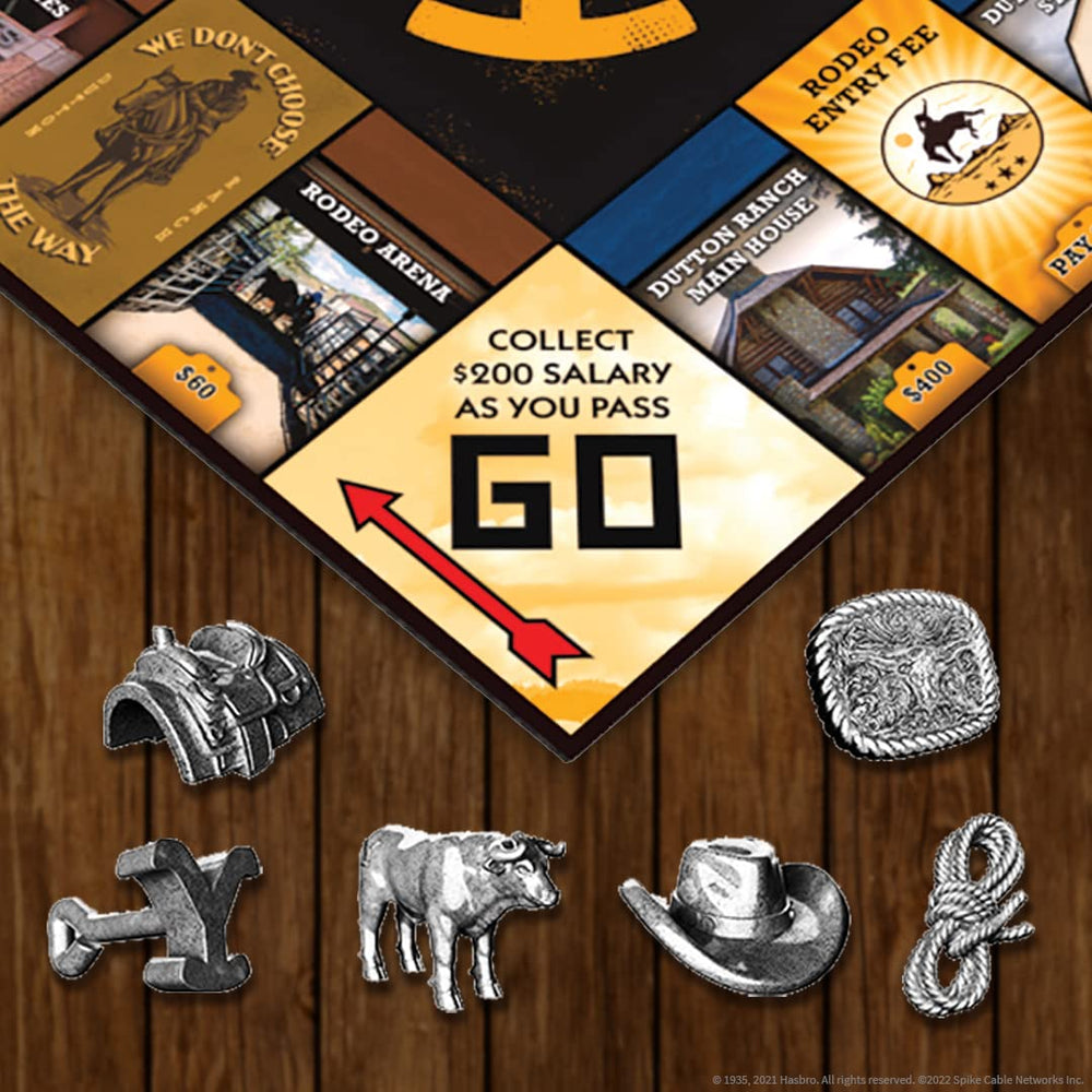 Yellowstone Monopoly title deeds cards highlight key properties to negotiate and brand-new routes for strategy