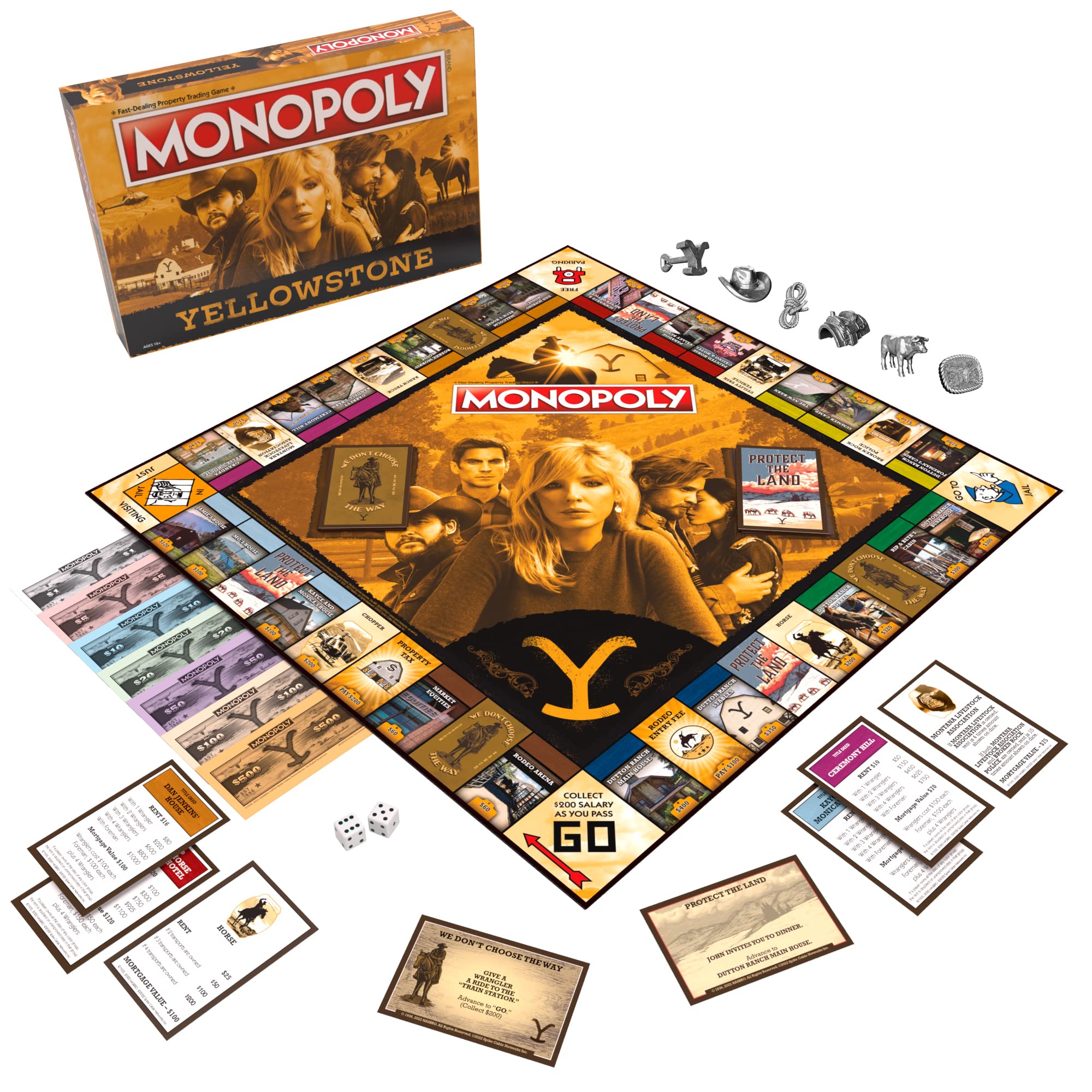 Yellowstone Monopoly tokens invite immersive play with themed pieces that spark friendly competition