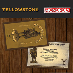 Yellowstone Monopoly wranglers and foreman rename key spaces for a textured, lore-rich board experience