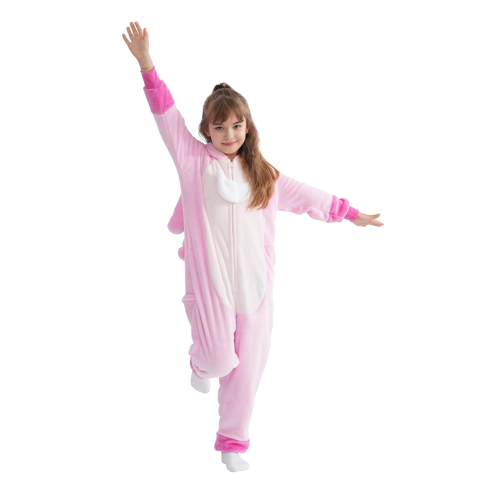 Yemnut kids flannel costume with pockets for snacks and toys