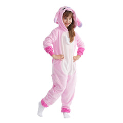 Yemnut unisex kids 3D hooded onesie with back zip for easy dressing