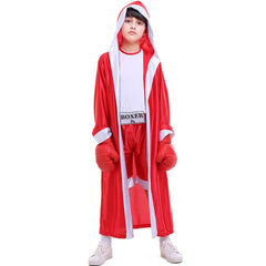 YEMYIQZ boxing costume for kids short jumpsuit enabling breathable, flexible movement.