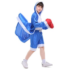 YEMYIQZ kids boxing costume; sizes 4-16 years for versatile events.
