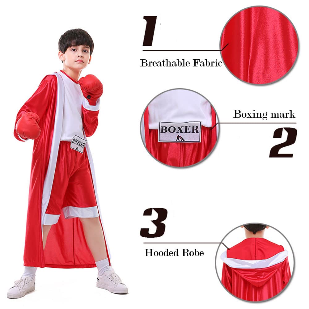 YEMYIQZ boxing costume suitable for stage performances and cosplay fun.