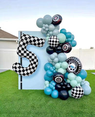 Yeodong checkered number balloon 1 self-closing valve enables quick inflation