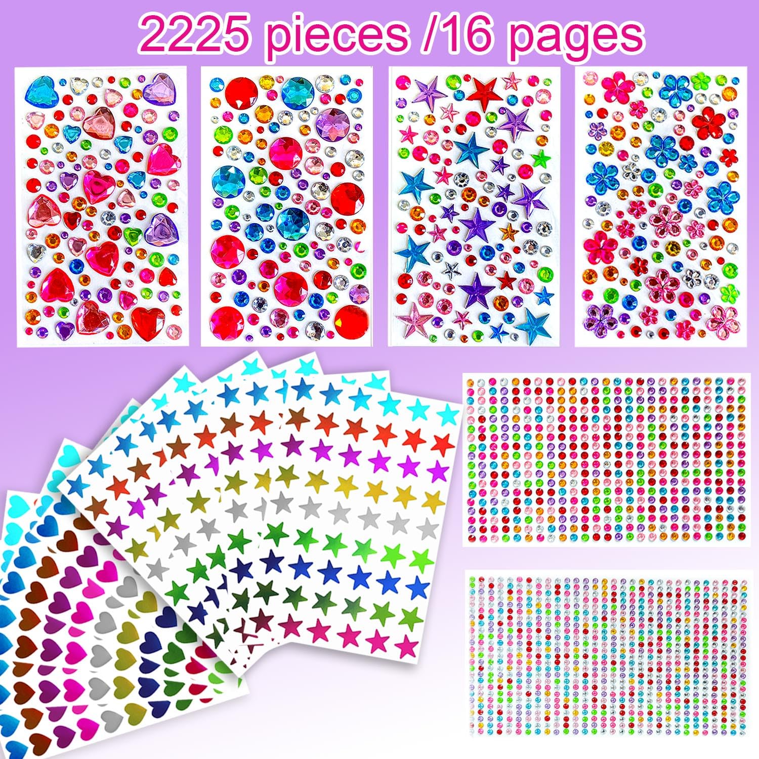 yeoeigm star stickers add bright accents to cards and gifts