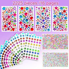 yeoeigm star stickers add bright accents to cards and gifts