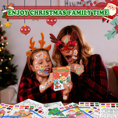 Yeolepor Christmas stickers with vinyl, holographic shine for festive decorations.