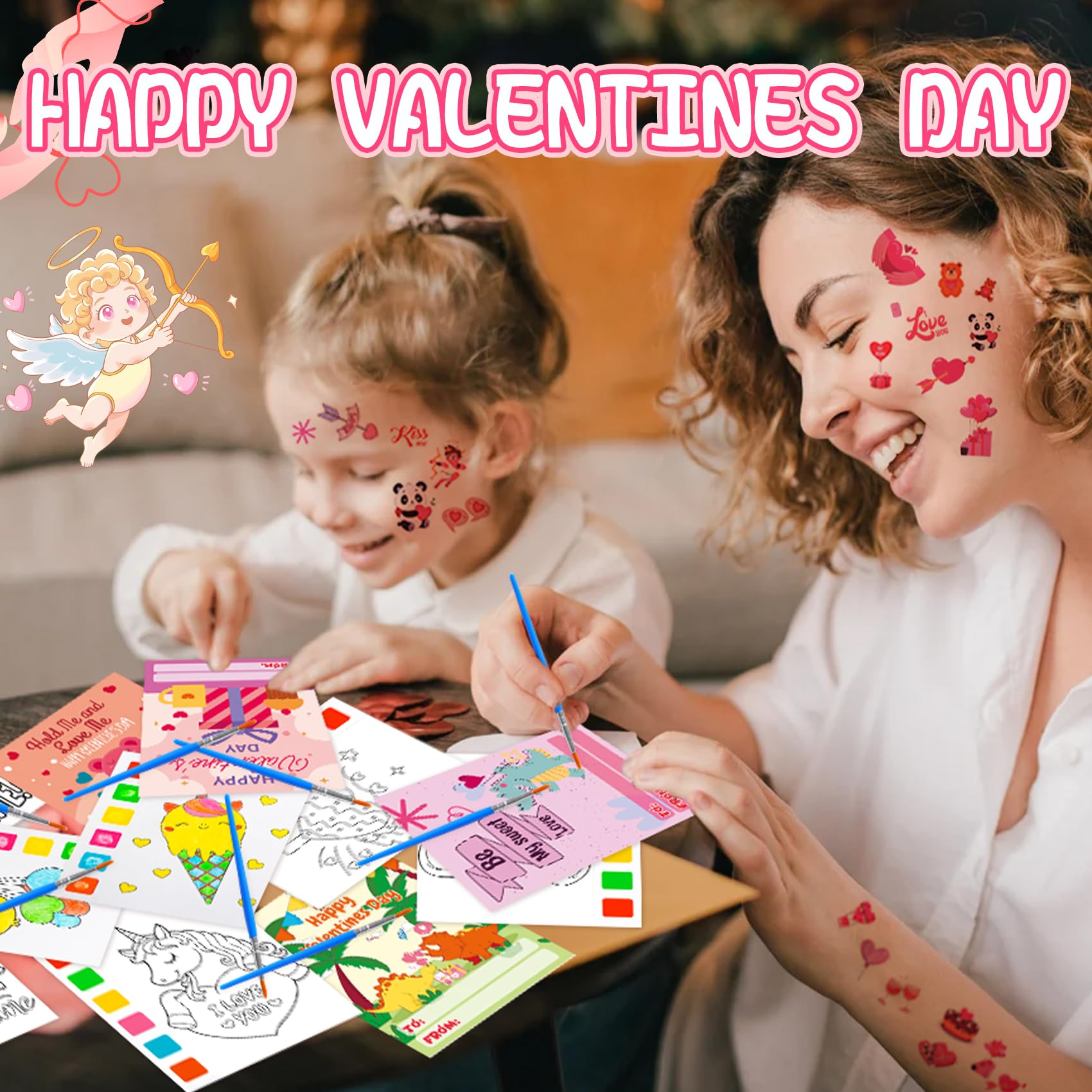 Yeolepor valentines classroom favors kit, perfect for prizes and activities