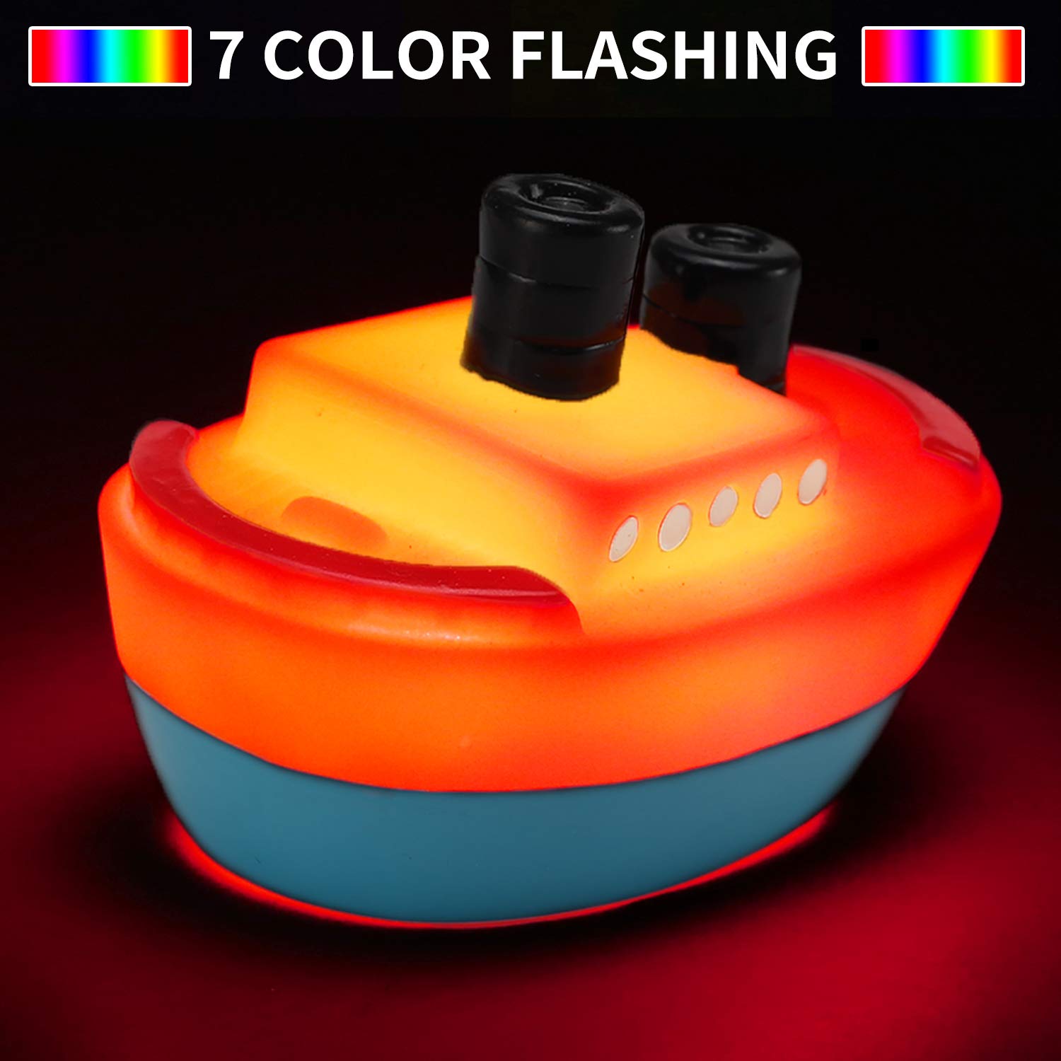 Yeonha Toys waterproof toy with bottom sensors lights up when in water