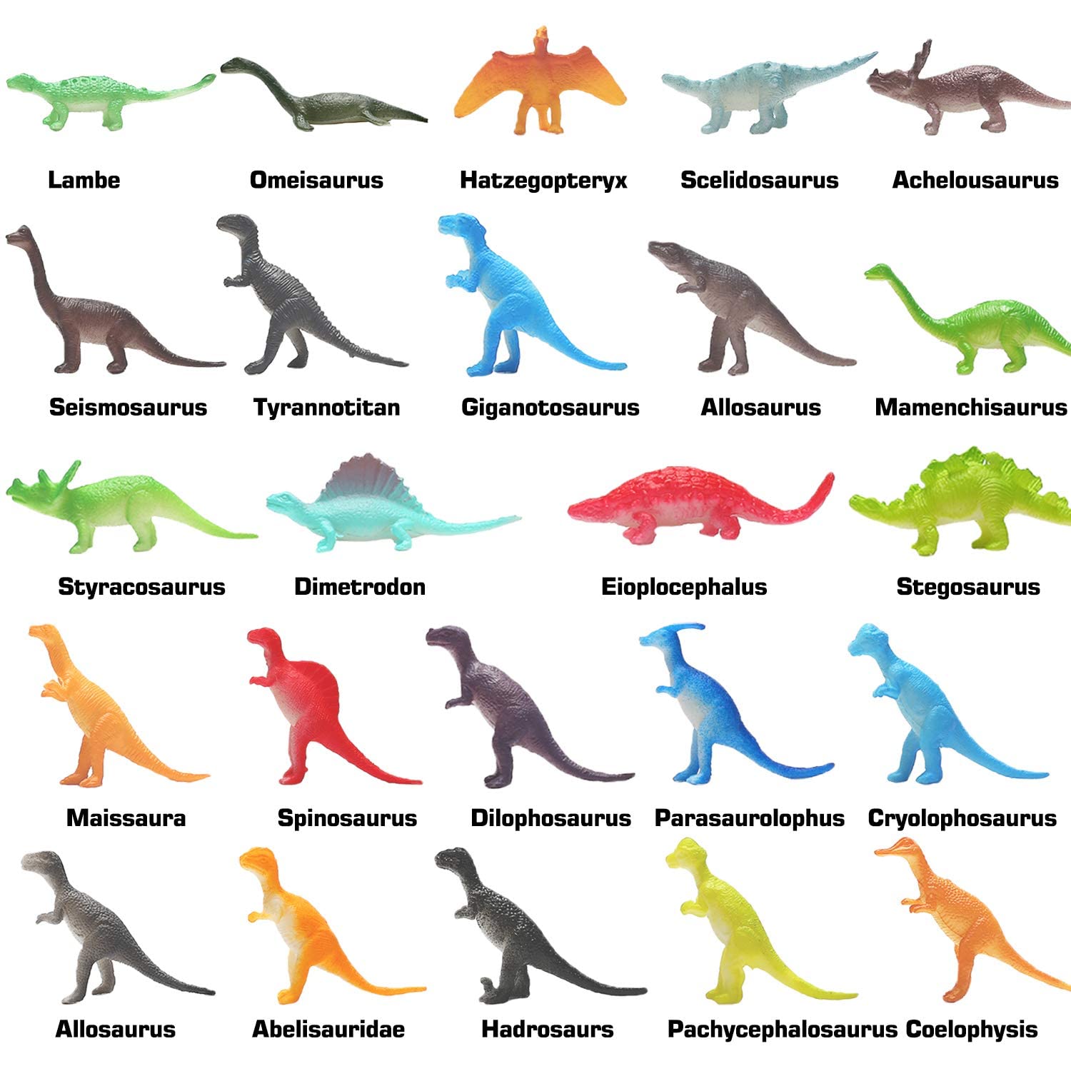 Yeonha Toys Brachiosaurus mini dino figure designed for durable classroom use