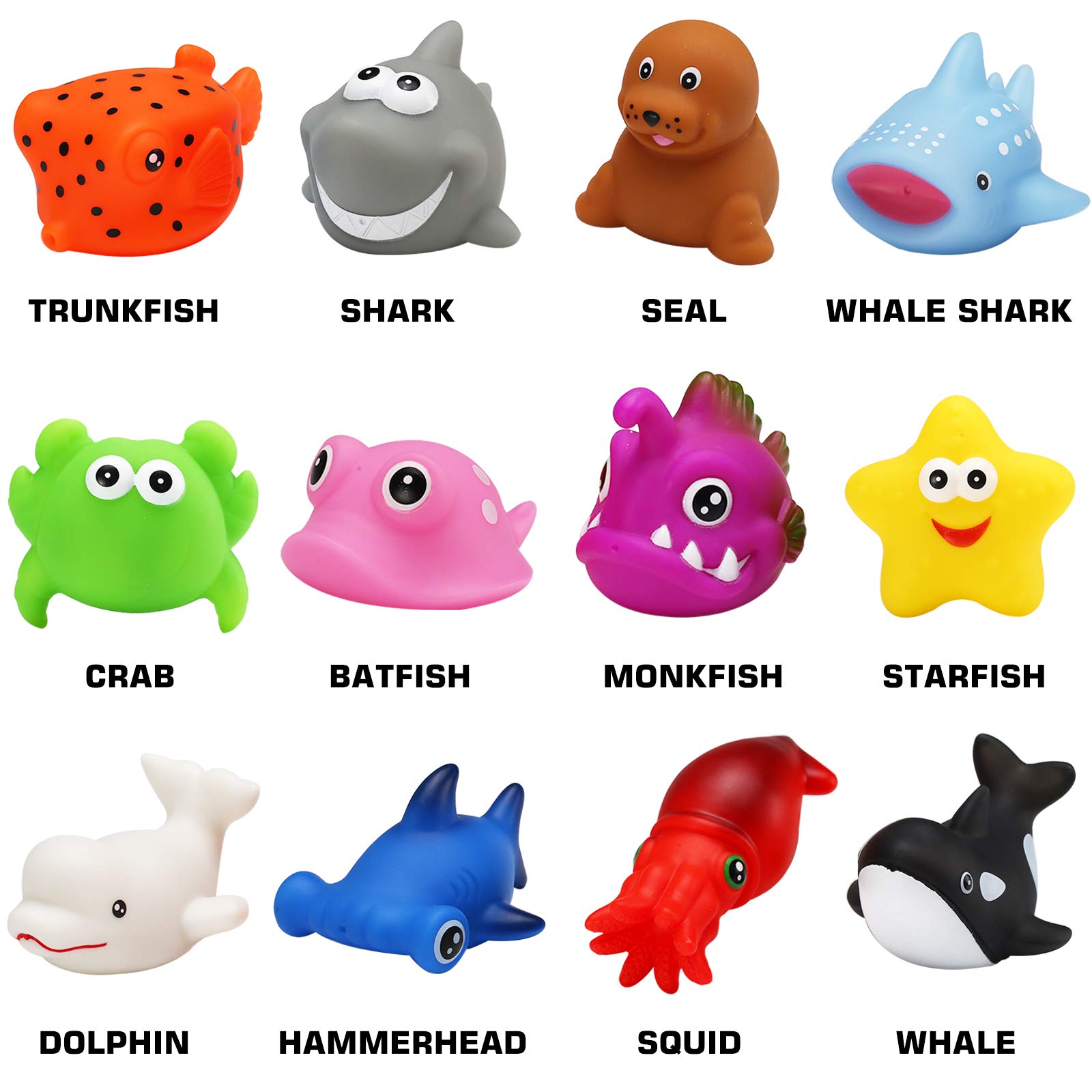 Yeonha Toys LED bath toys flash vibrant lights for interactive tub play