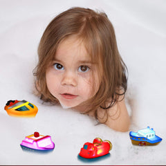 Yeonha Toys light-up bath boat floating on water for engaging play
