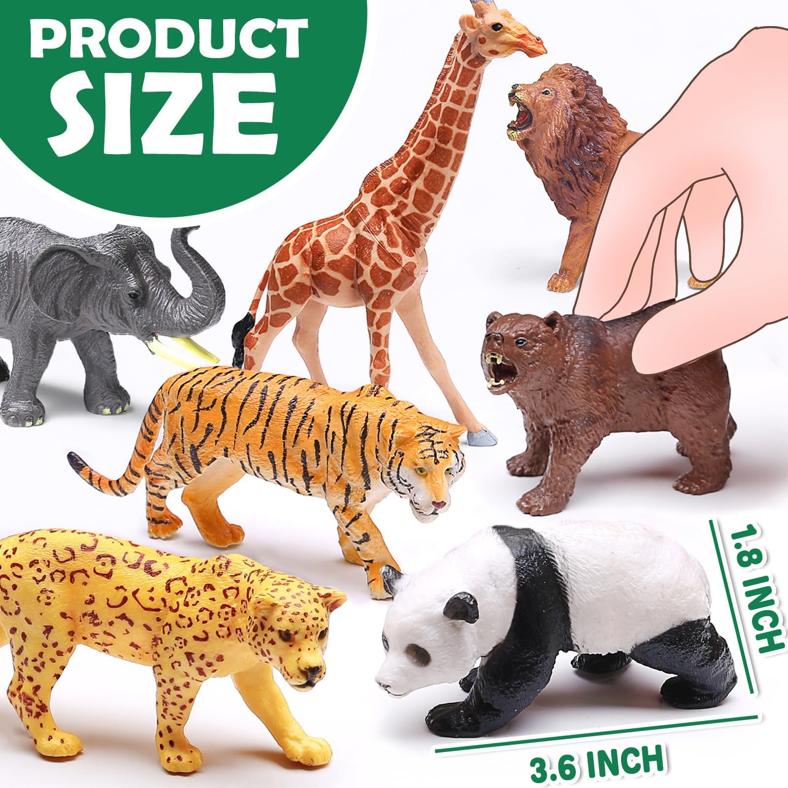 Yeonha Toys Panda figure supports storytelling and early animal recognition.