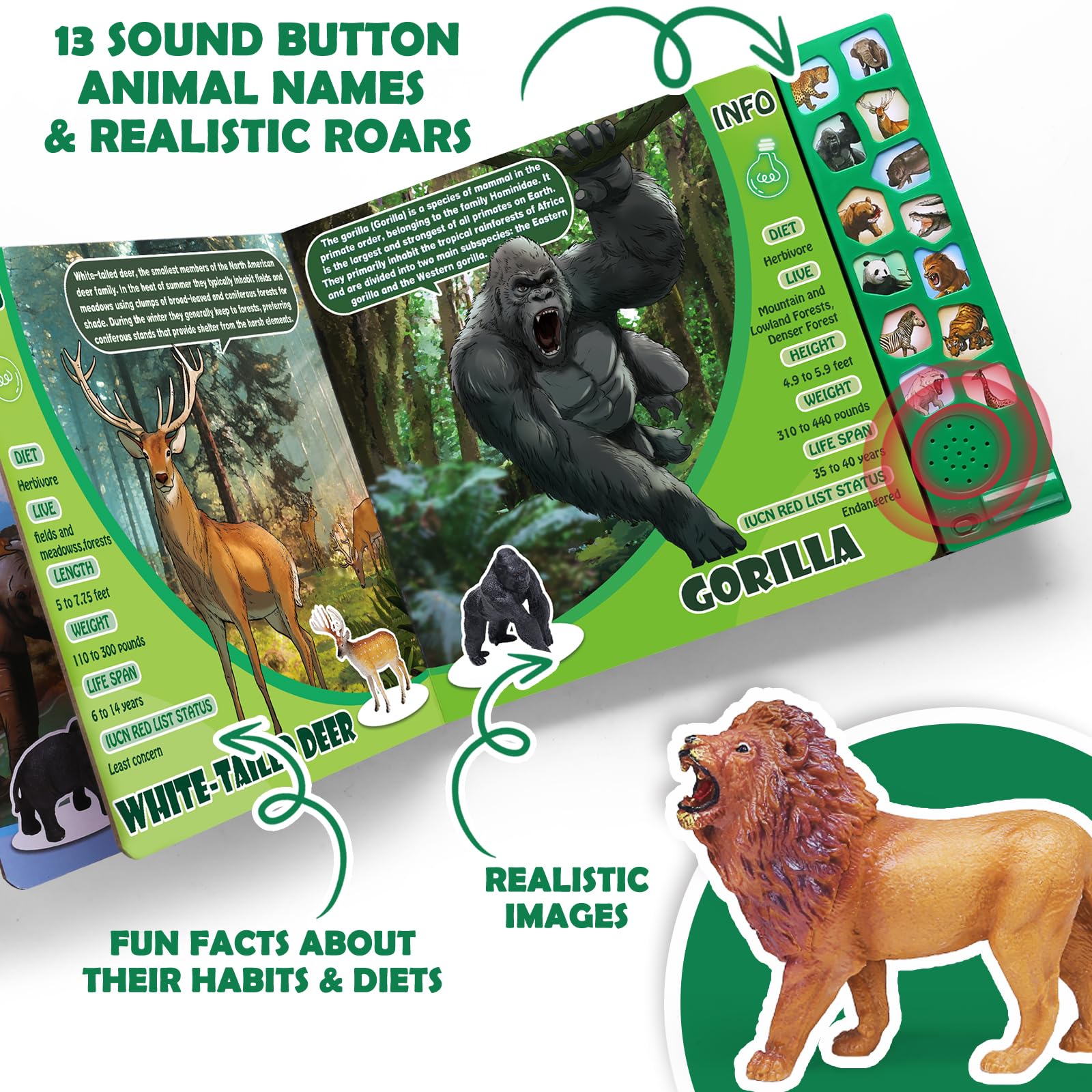 Yeonha Toys Tiger figurine captivates attention during pretend wildlife explorations.