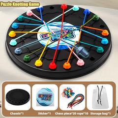 Yeopopshop Brainy Knots in action untangling ropes enhances spatial thinking.