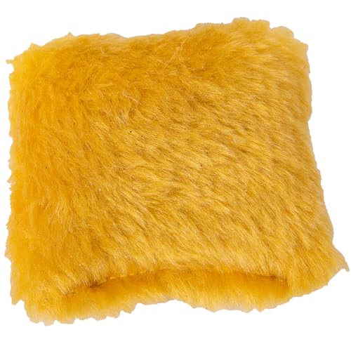 Yeowww! Catnip Pillow Yellow back view invites sniffing, rubbing, and tactile comfort