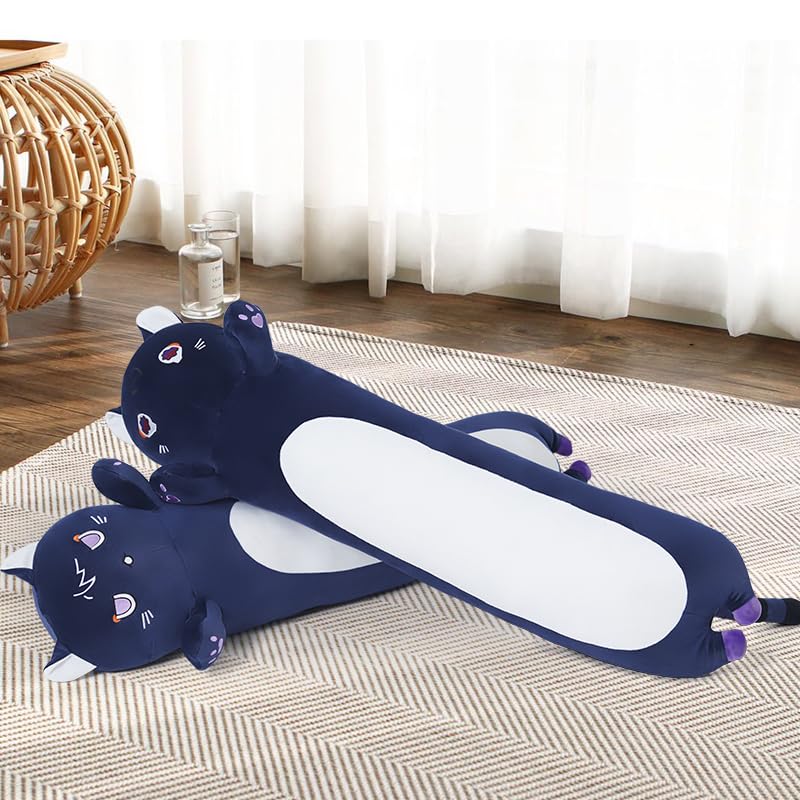 Yeqivo long plush cat suits kids' reading corners and naps