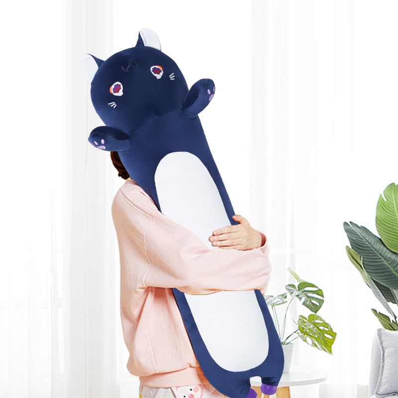Yeqivo cat plush pillow designed for multi-use headrest and backrest