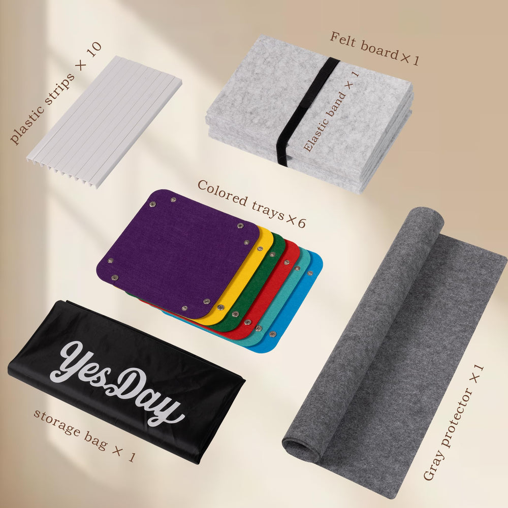 Yesday dust cover included protects puzzles between sessions.