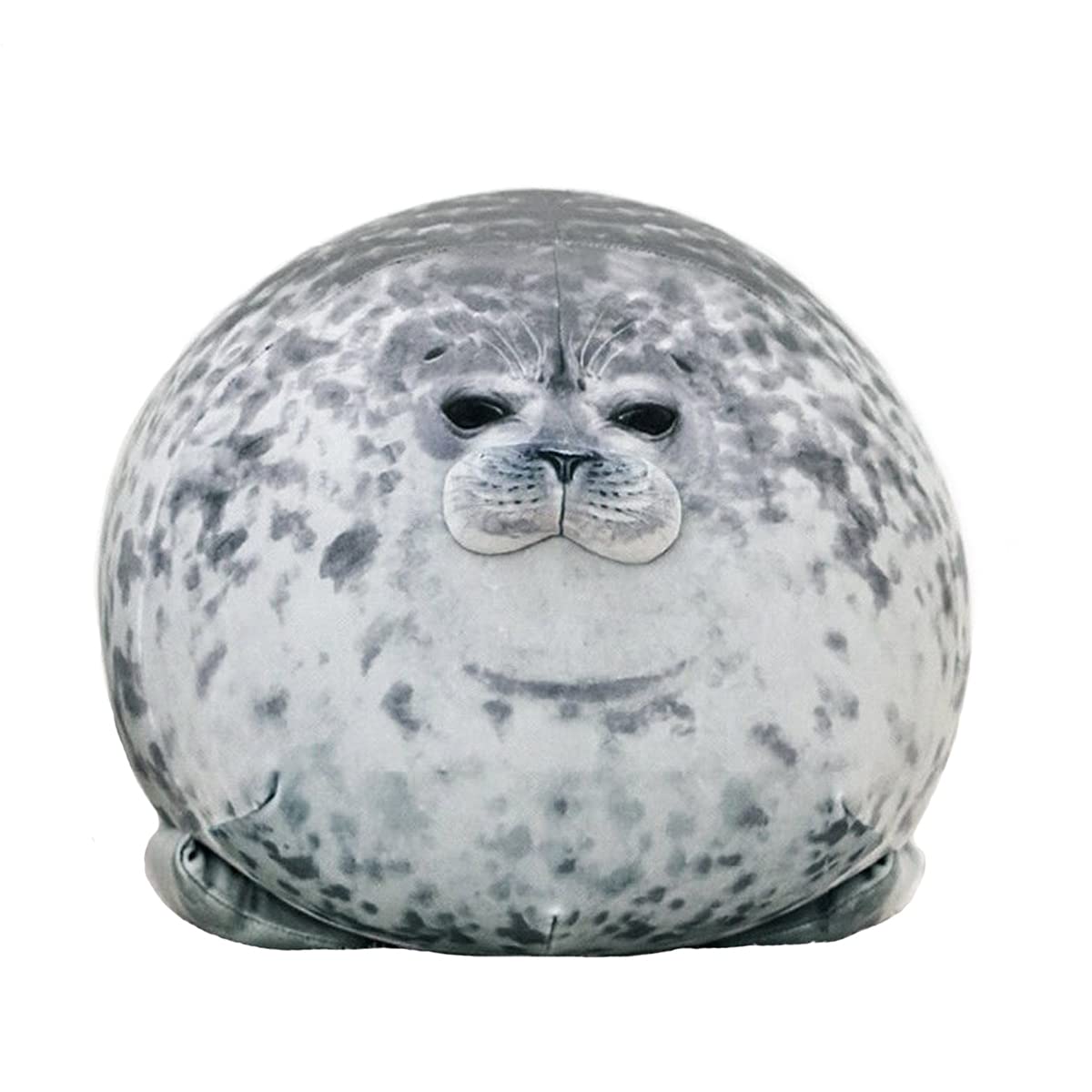 YesGIRL seal plush pillow in full view for cozy decor and hugs.