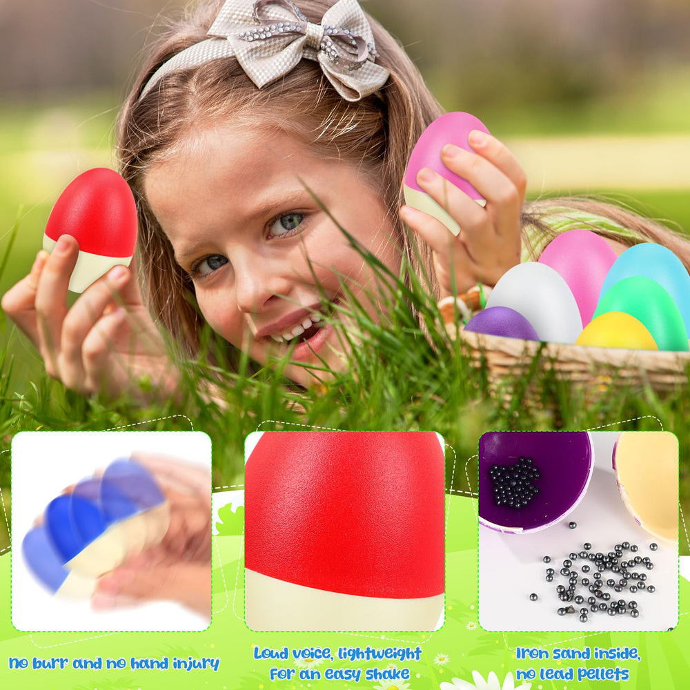 Yeshone egg shakers with easy grip egg shape for small hands