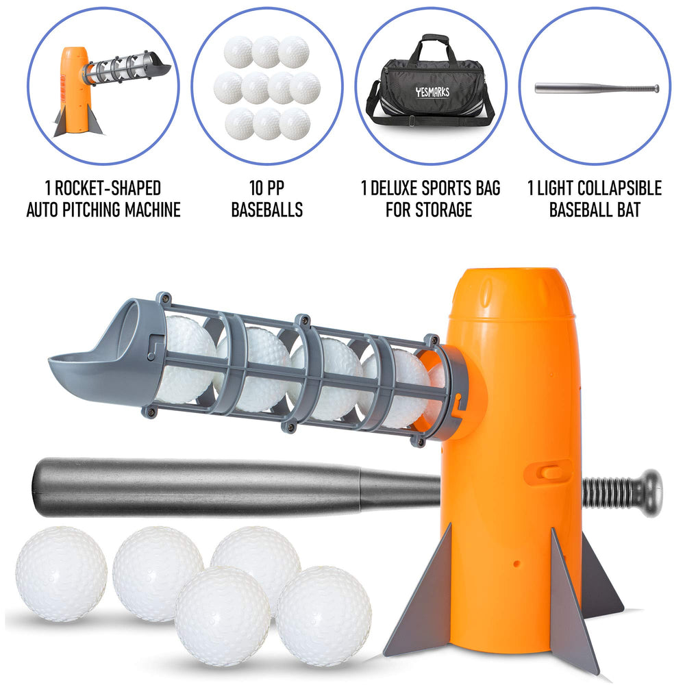 YESMARKS ten PP baseballs pack for extended batting sessions