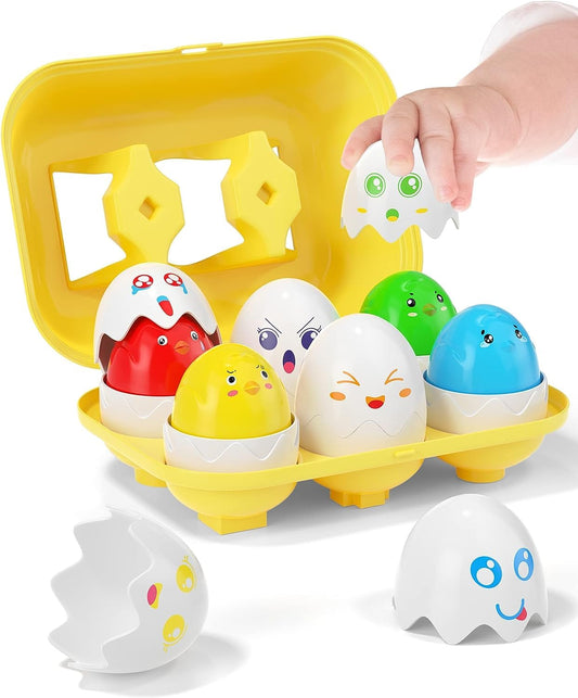 Yetonamr color-match base helps toddlers practice color recognition and fine motor skills