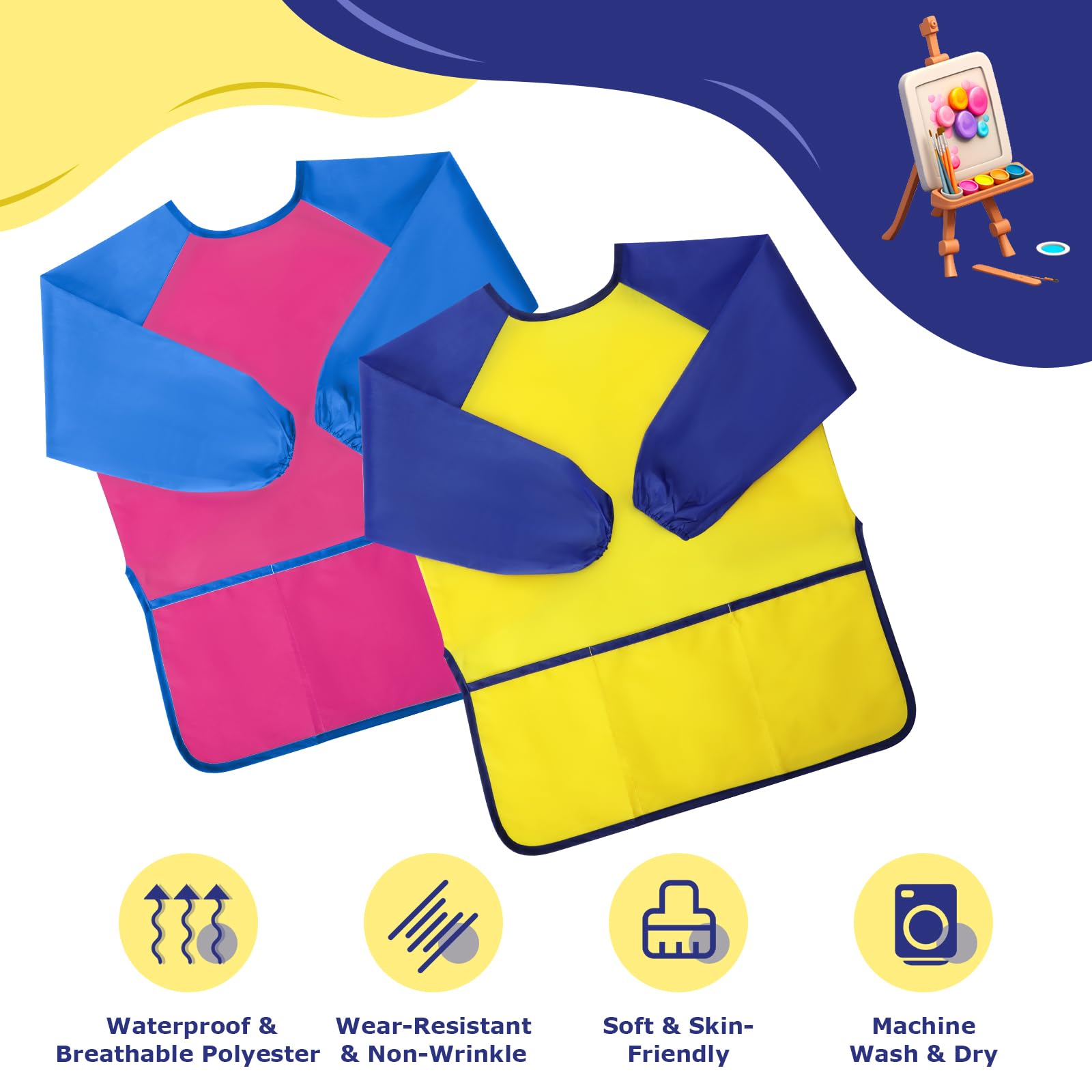 Yeunmu easy-clean design cleans with a wipe or machine wash