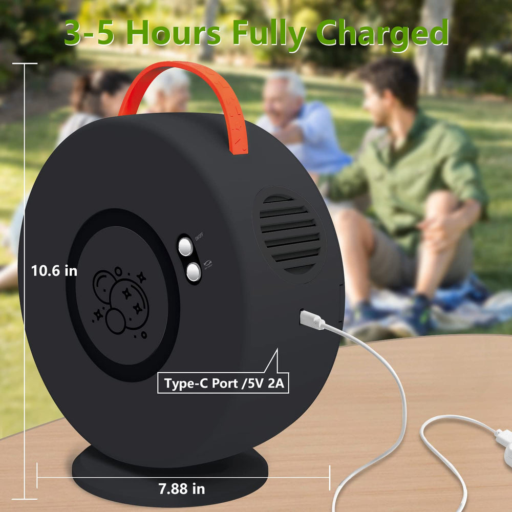 Yevohadt bubble machine includes type C charging port for easy power
