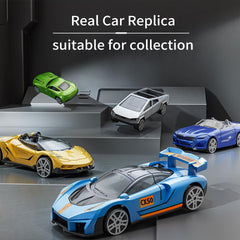 Yewkou 1:64 scale die-cast cars in bright colors for kid-friendly appeal.