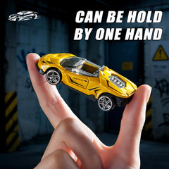 Yewkou 1:64 scale die-cast cars portable for outdoor play anywhere.