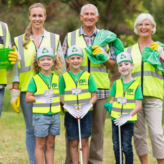 Yewong neon safety vest with reflective strips improves visibility during pretend play