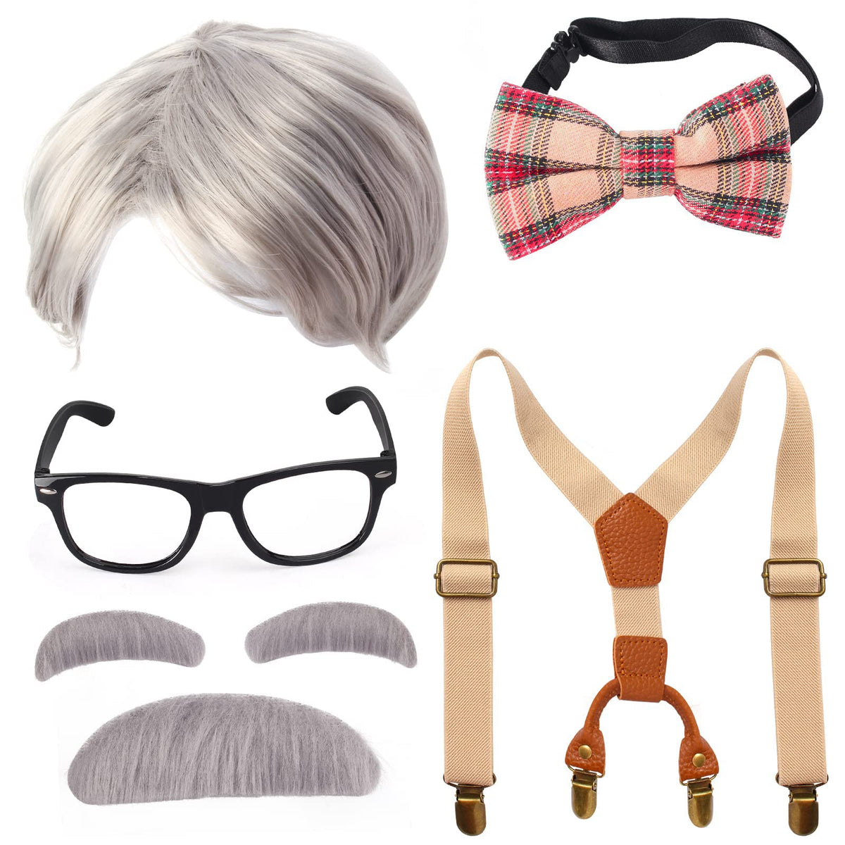 Yewong old man sunglasses; ideal for retro costume and quick transformation