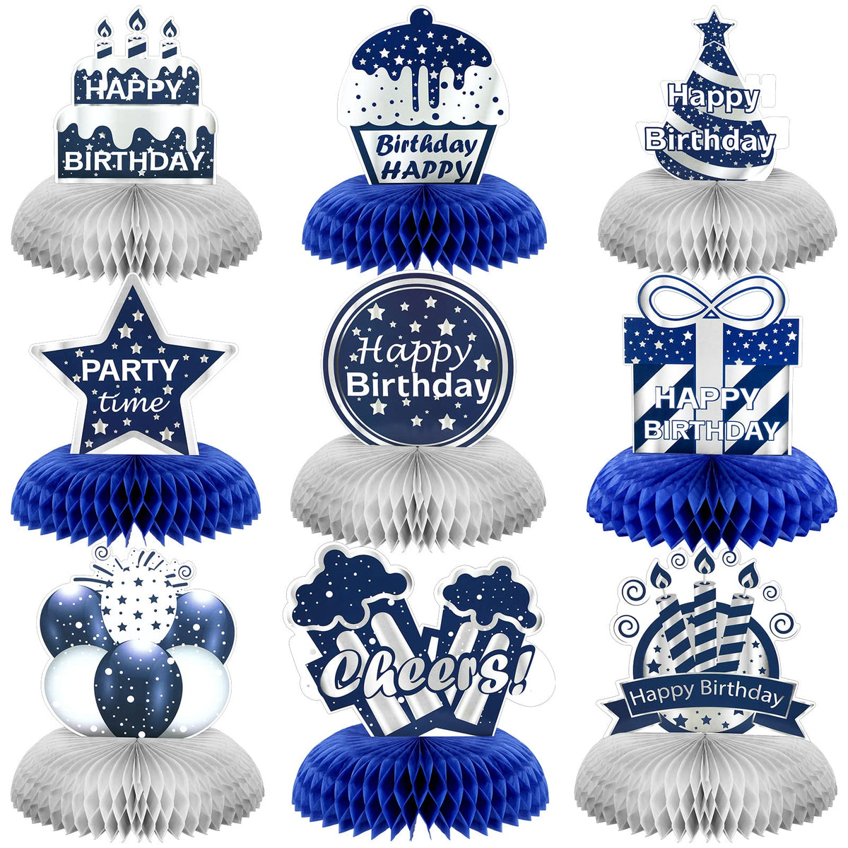 Yexiya happy birthday balloon centerpiece for stylish party decor