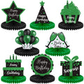 Yexiya honeycomb centerpiece with balloons enhances birthday tables