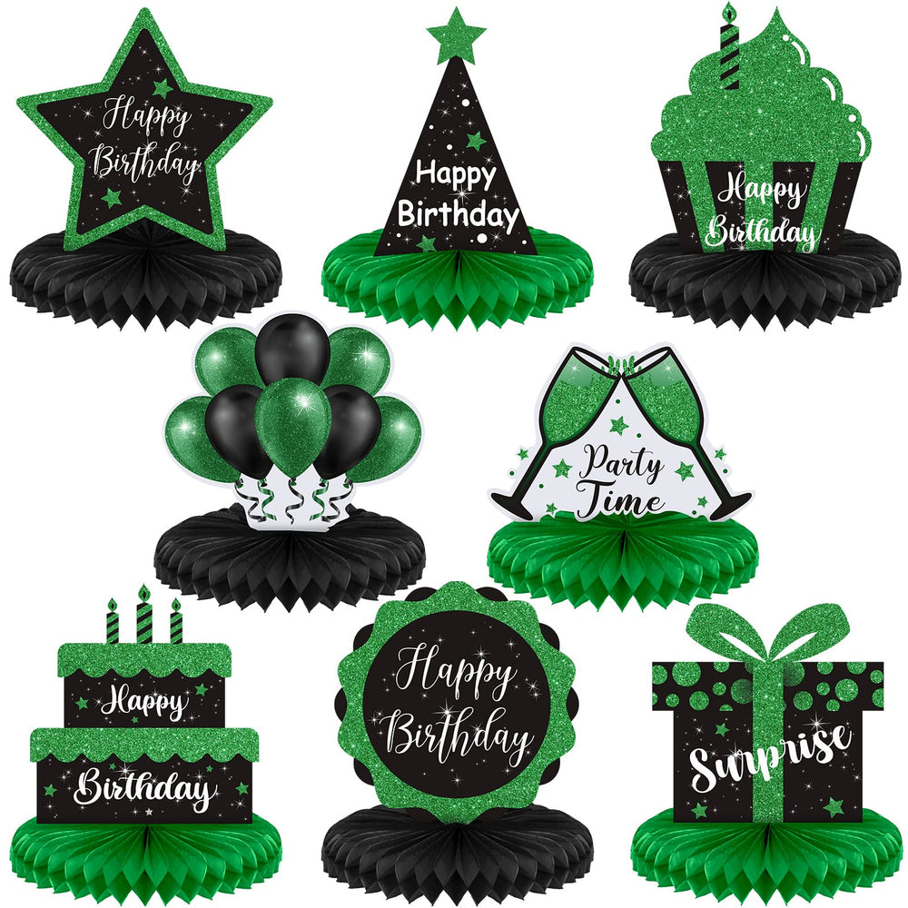Yexiya honeycomb centerpiece with balloons enhances birthday tables