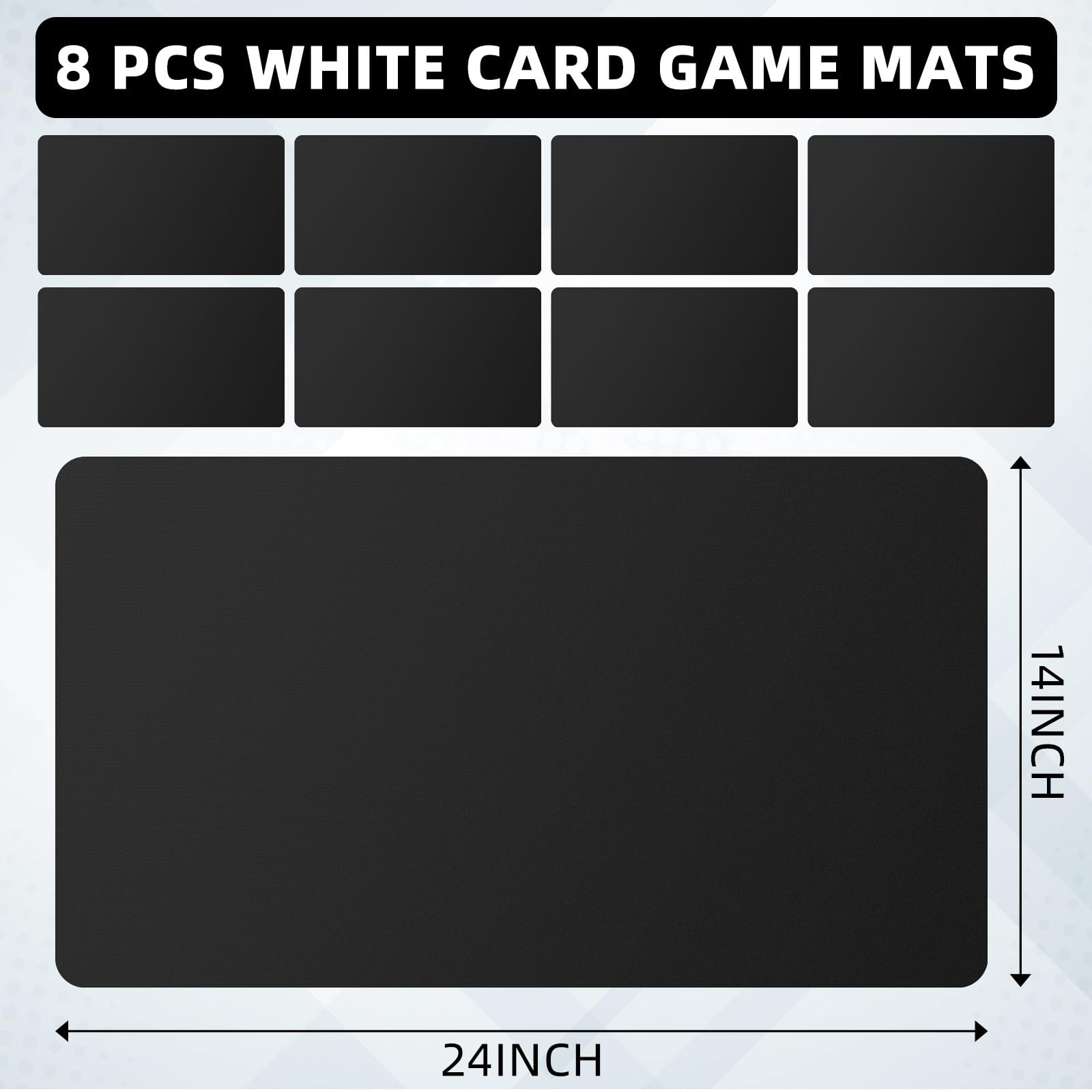 Yexiya sublimation-ready rubber playmat for customizable designs.