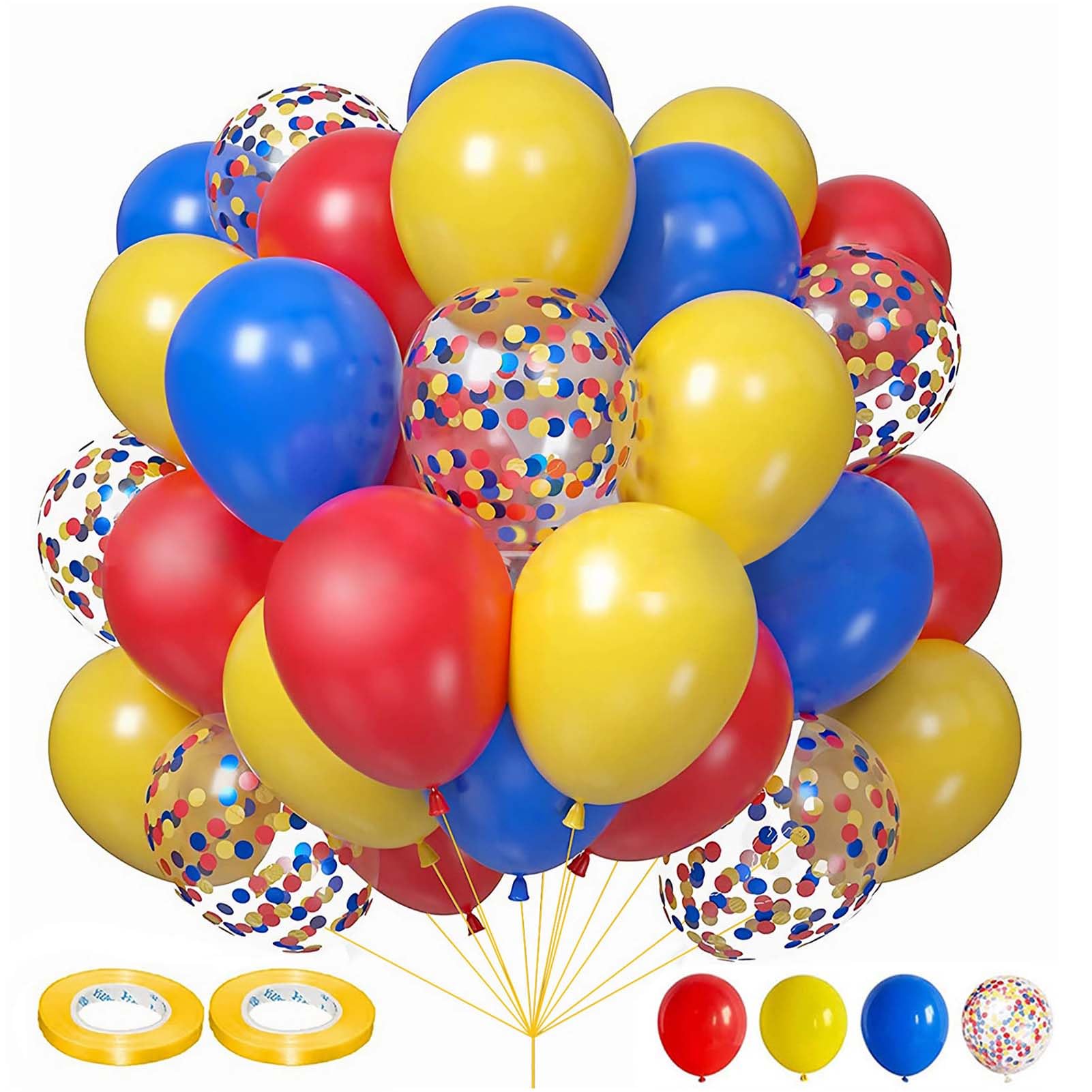 Yexnum 10-inch red balloons for vibrant party decor
