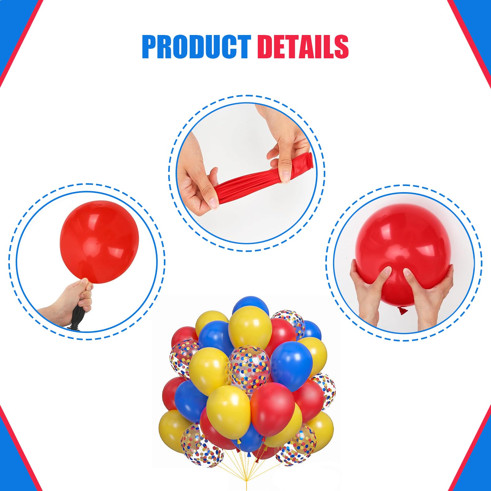 Yexnum 10-inch yellow balloons brighten any celebration