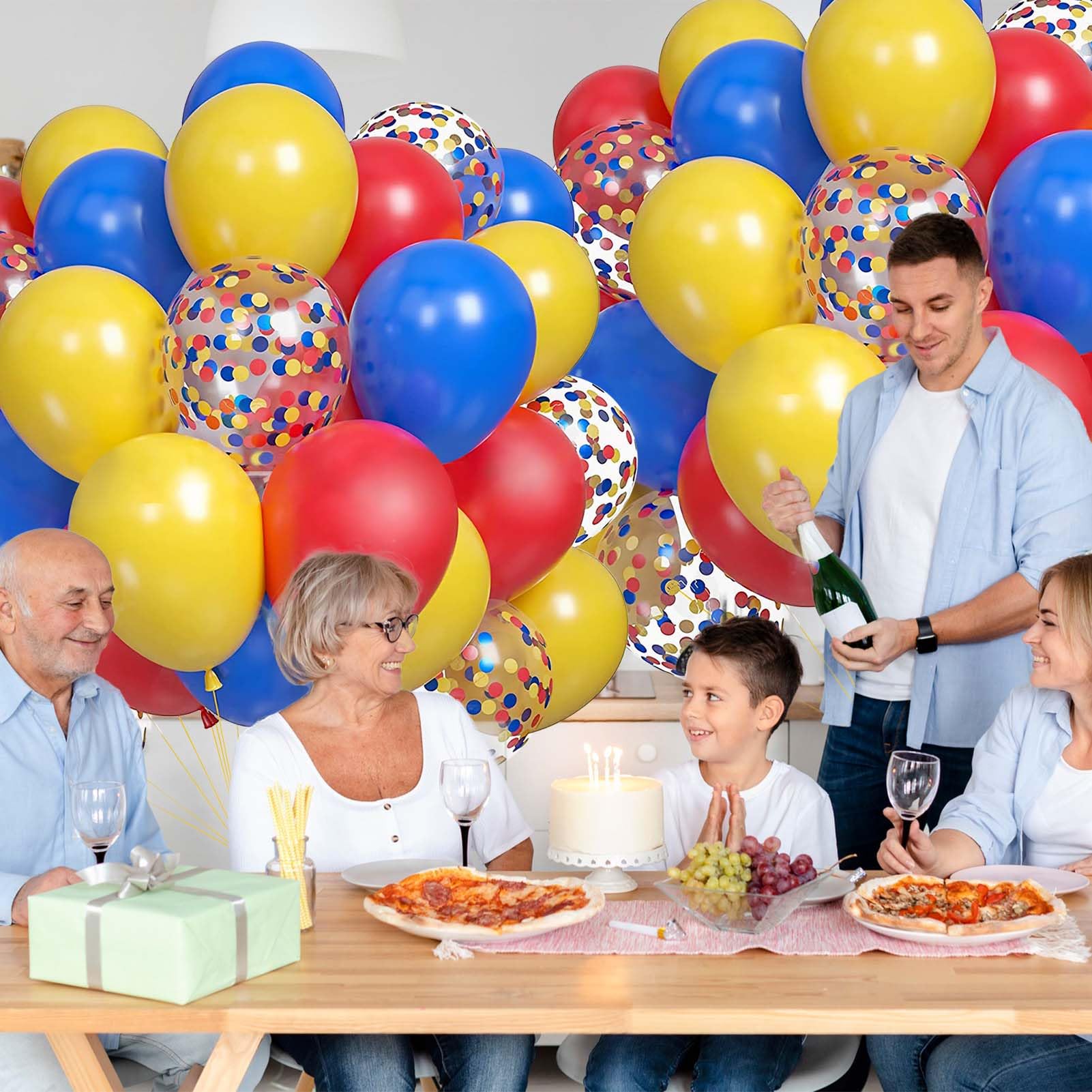 Yexnum balloon arch kit ribbon rolls for quick setup