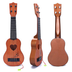 YEZI Kids ukulele brown gift-ready packaging, perfect for birthdays.
