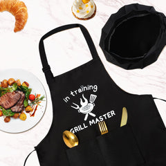 YFDFFSDCY apron with two pockets for utensils and art supplies.