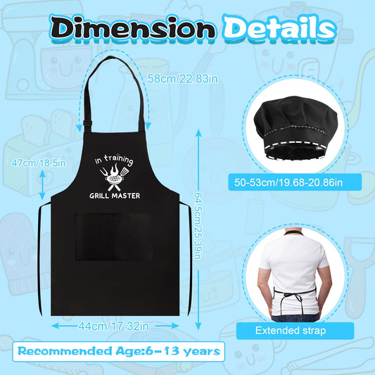 YFDFFSDCY kids chef hat set for imaginative cooking fun.