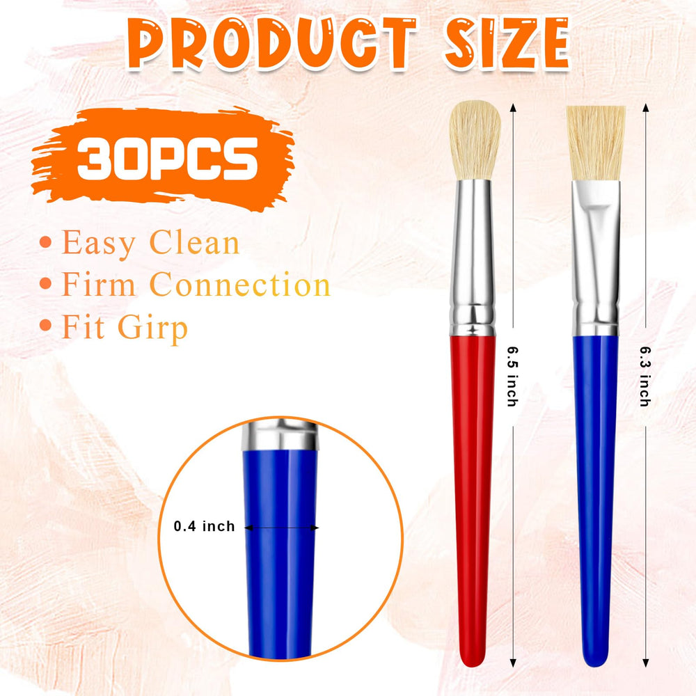 YGAOHF bright color handles improve visibility and grip during painting.