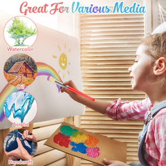 YGAOHF colorful ferrules and handles spark imagination in kids' art.
