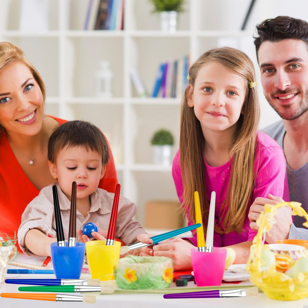 YGAOHF kids brushes designed for safe, mess-friendly painting.