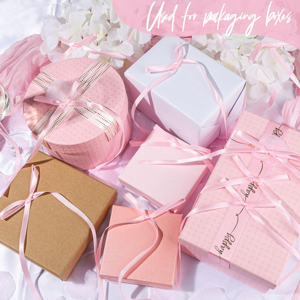 YGDZ pink bows embellish gift boxes for present wrap